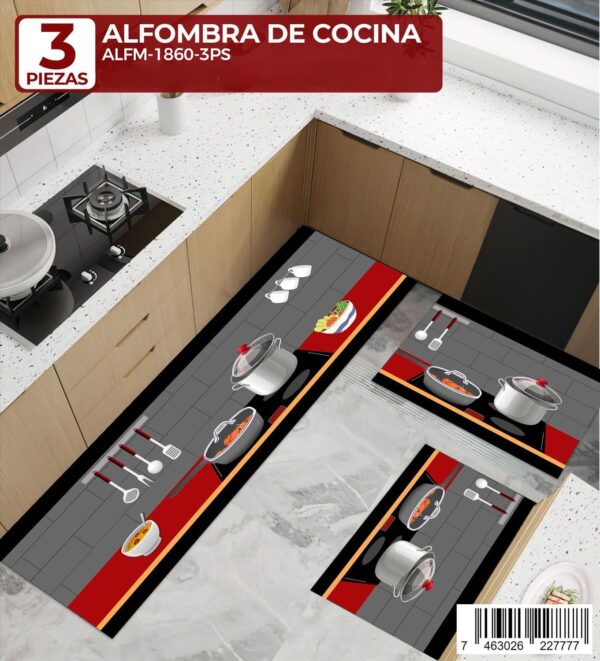 Set de 3 alfombras multiuso - Imagen 3