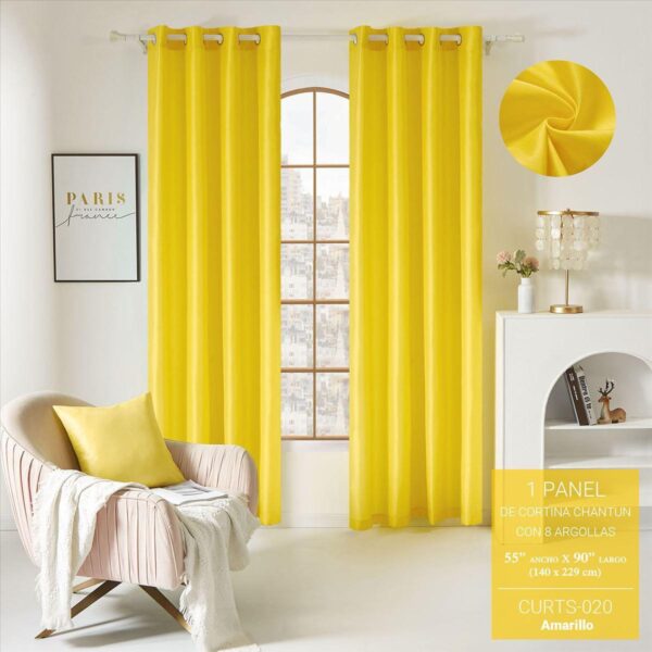 Cortina chantun amarillo