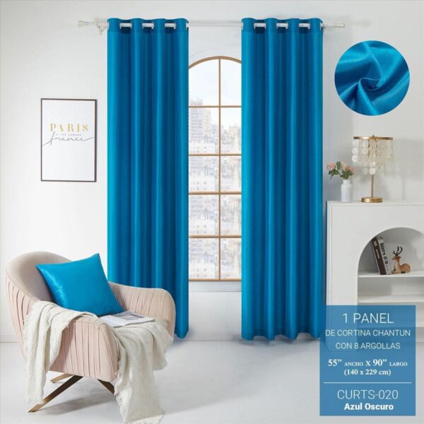 Cortina chantun azul