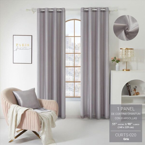 Cortina chantun gris