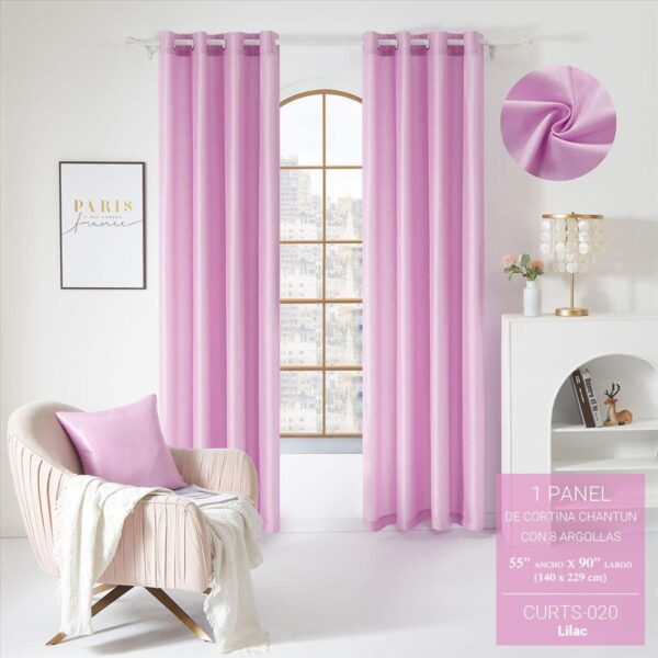 Cortina chantun lila