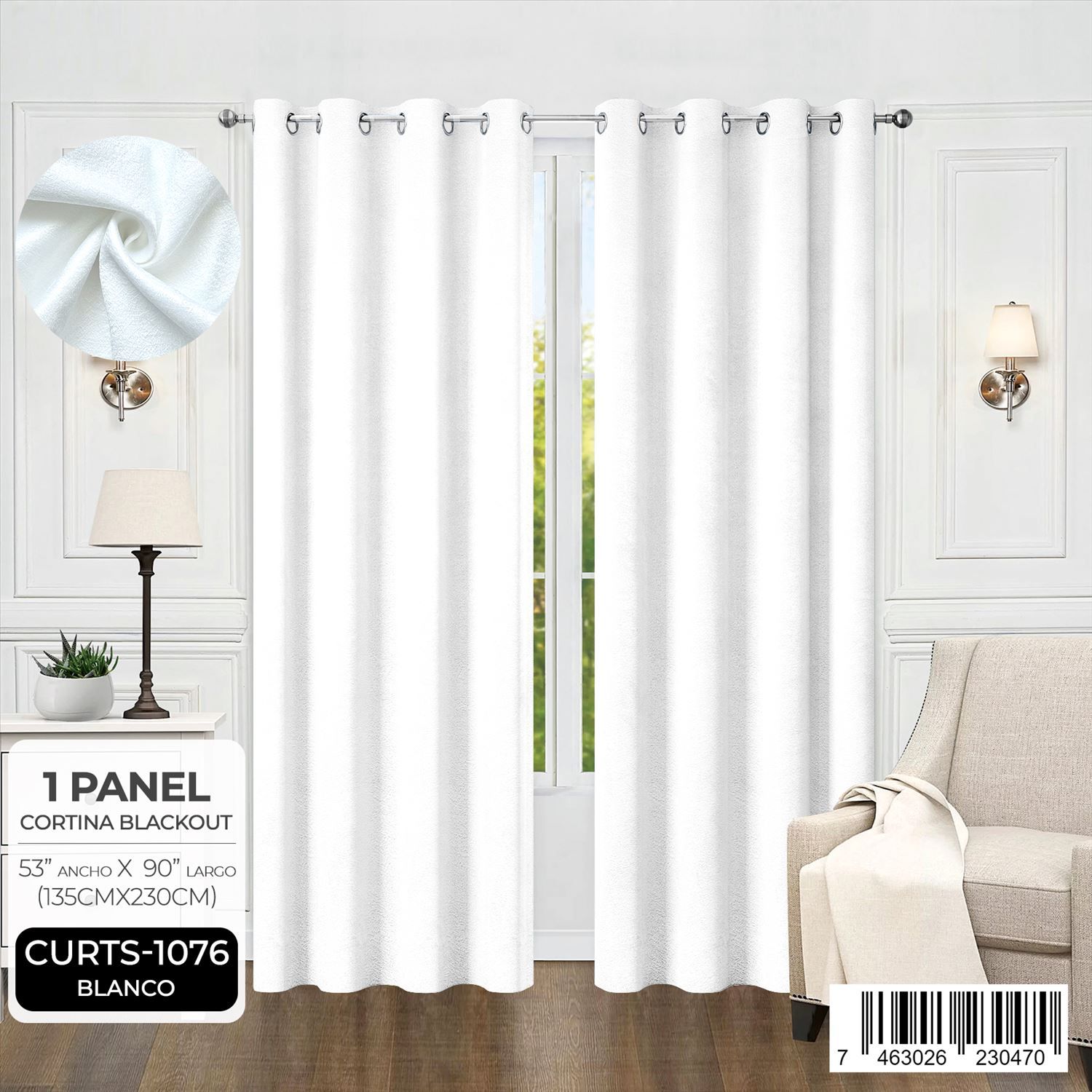 Cortina blackout con relieve - Imagen 7