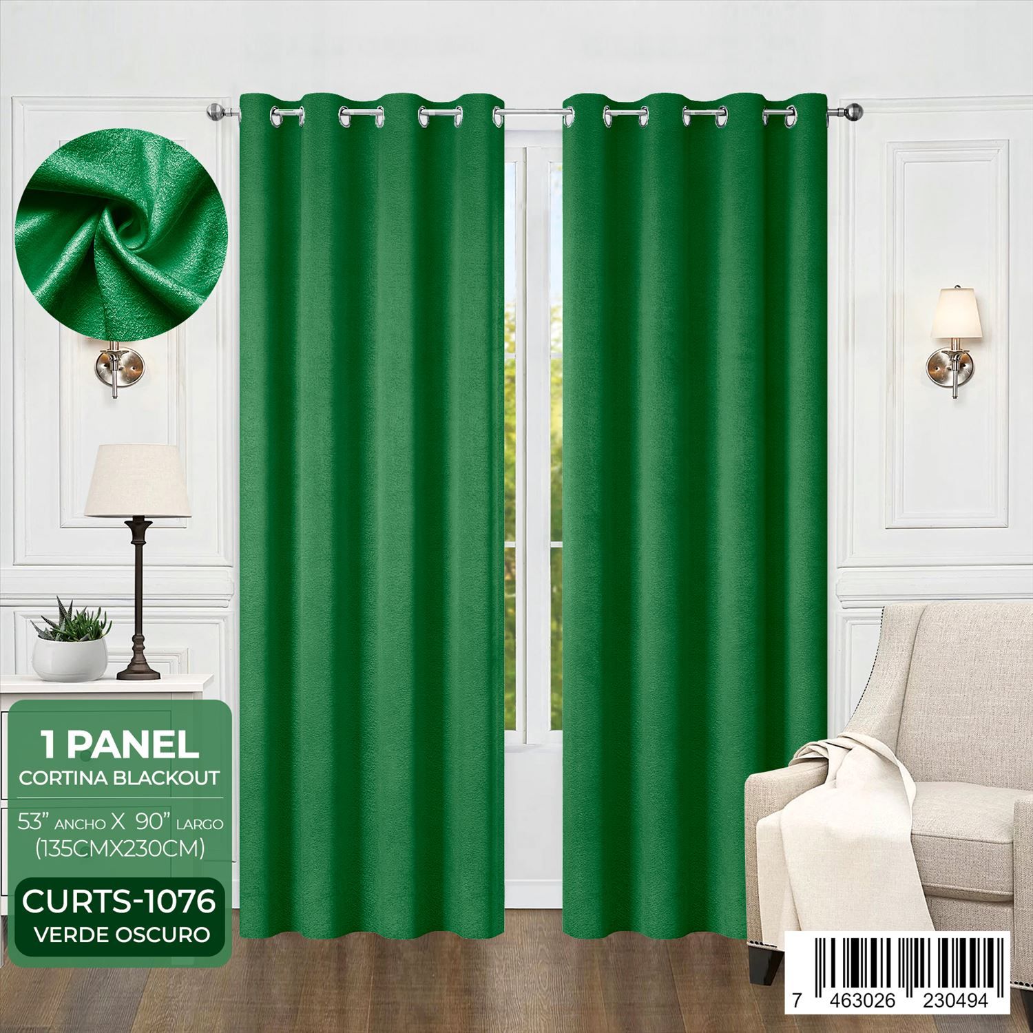 Cortina blackout con relieve - Imagen 6