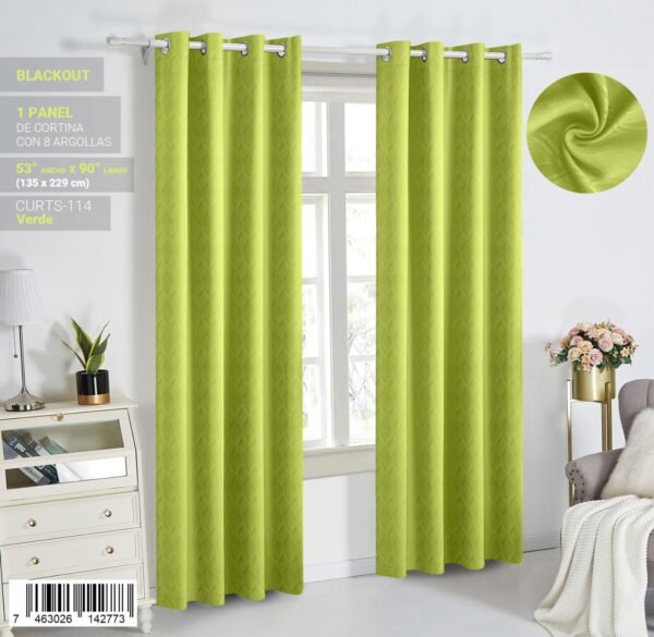 Cortina blackout con relieve - Imagen 4