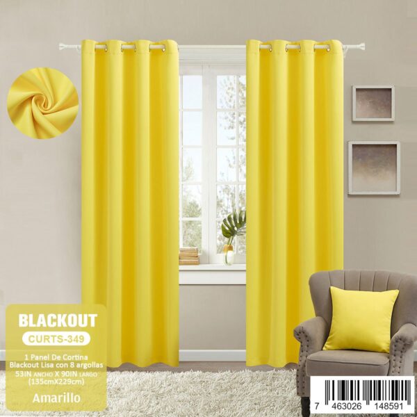 Cortina blackout liso - Imagen 9