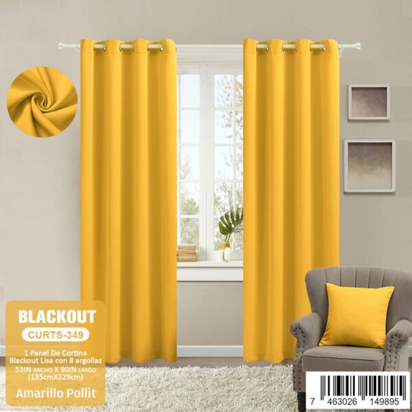 Cortina blackout liso - Imagen 10