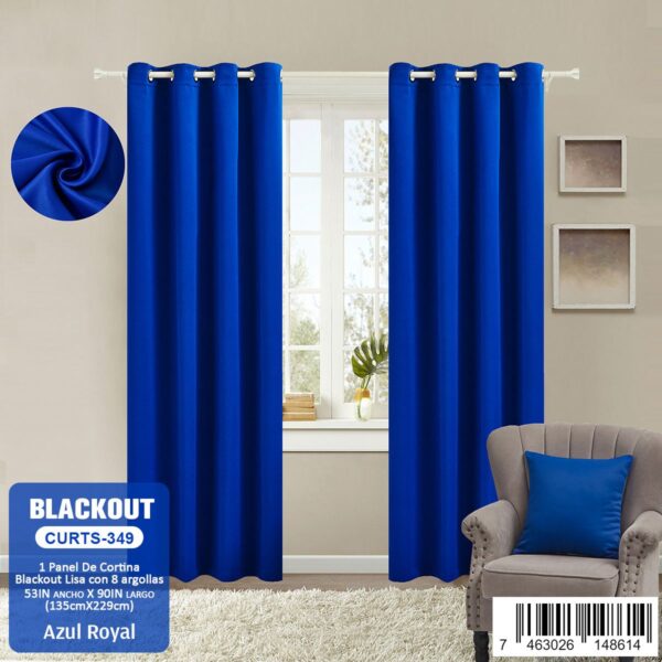 Cortina blackout liso - Imagen 12