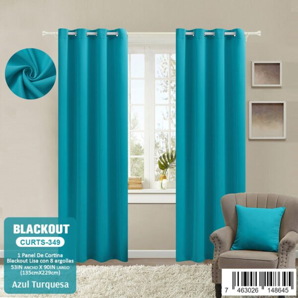 Cortina blackout liso - Imagen 2