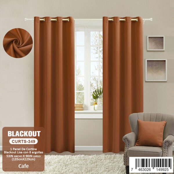 Cortina blackout liso - Imagen 4
