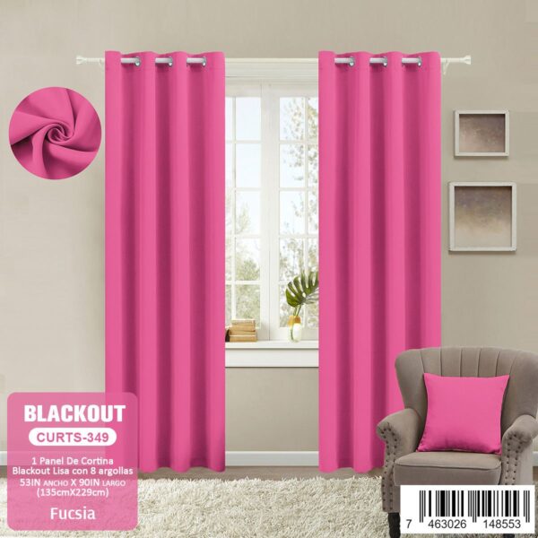 Cortina blackout liso - Imagen 7