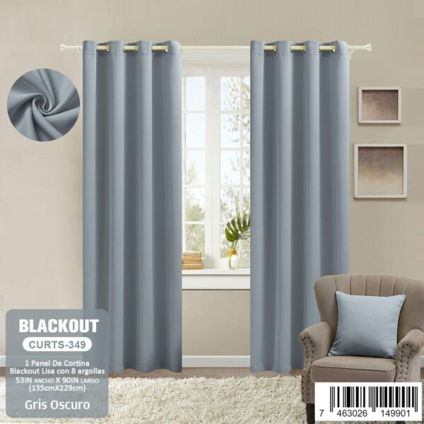 Cortina blackout liso