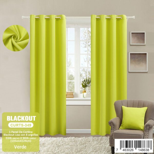 Cortina blackout liso - Imagen 14