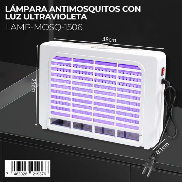 Lámpara antimosquitos con luz ultravioleta
