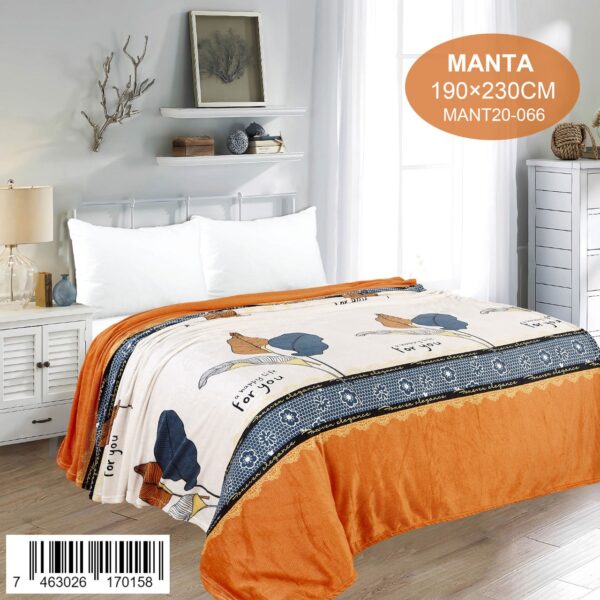 Manta estampada Queen/Full Size - Imagen 3