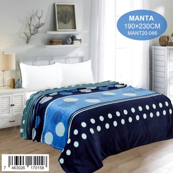 Manta estampada Queen/Full Size