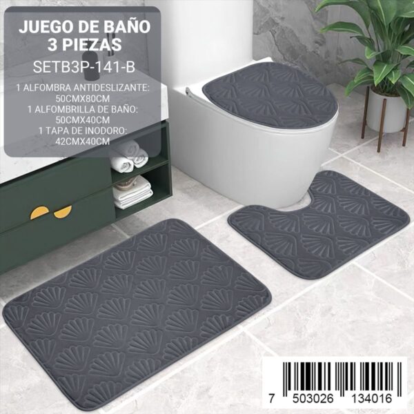 Juego de baño de 3 piezas