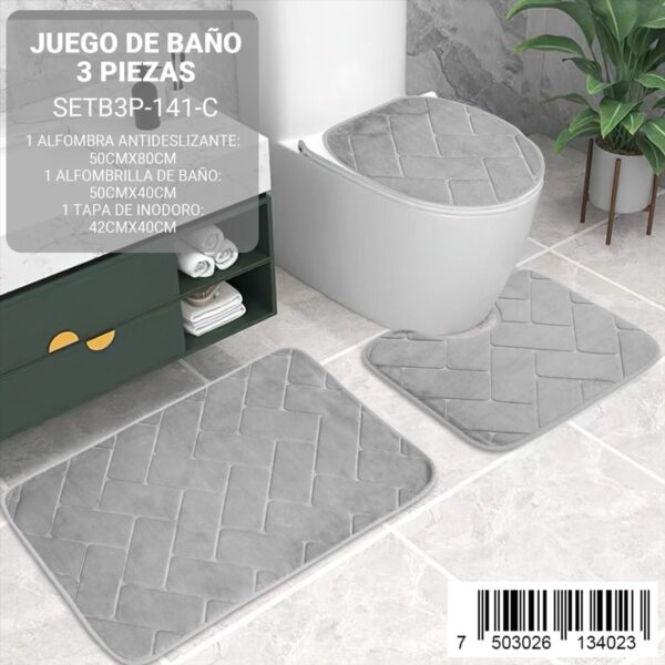 Juego de baño de 3 piezas