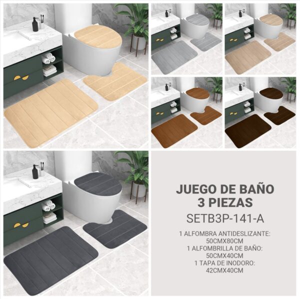 Juego de baño de 3 piezas - Imagen 7