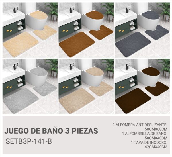 Juego de baño de 3 piezas - Imagen 7