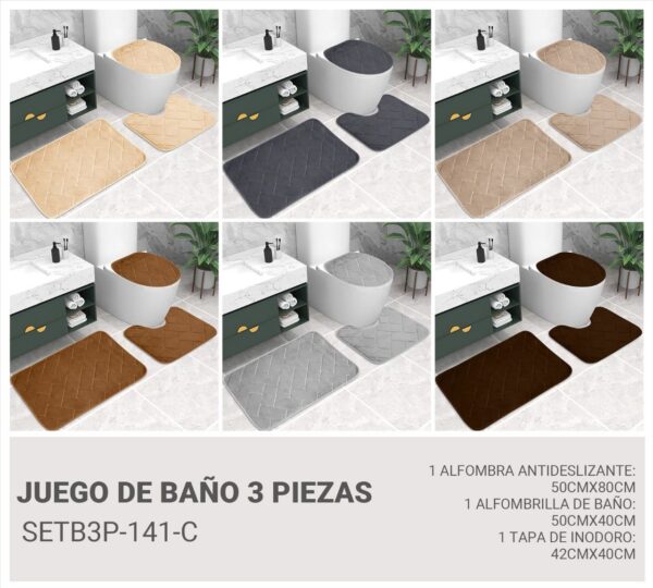 Juego de baño de 3 piezas - Imagen 7
