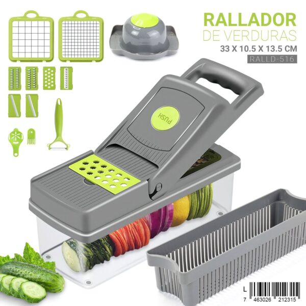 Rallador de verduras multifuncional