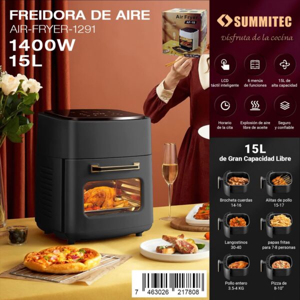 Freidora de aire de 15L
