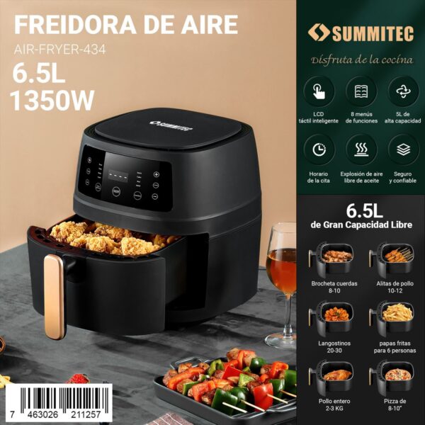 Freidora de aire de 6.5L