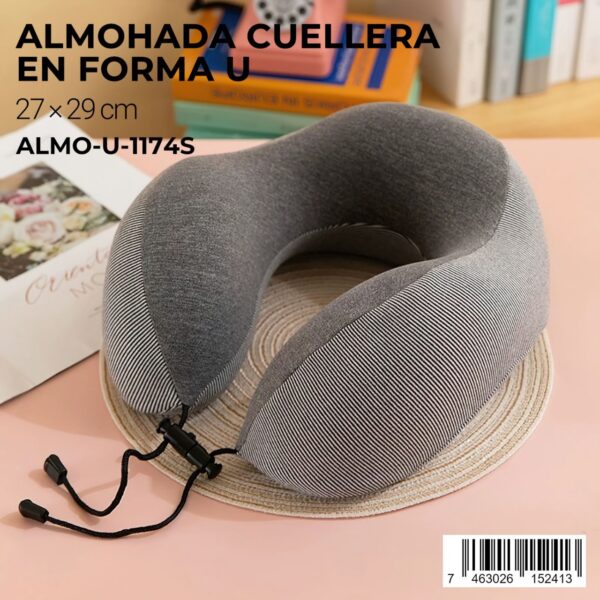 Almohada cuellera en forma de U - Imagen 5