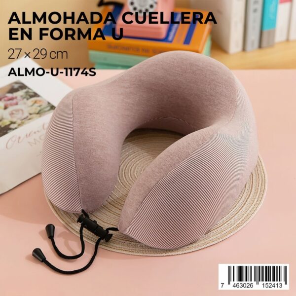 Almohada cuellera en forma de U - Imagen 2