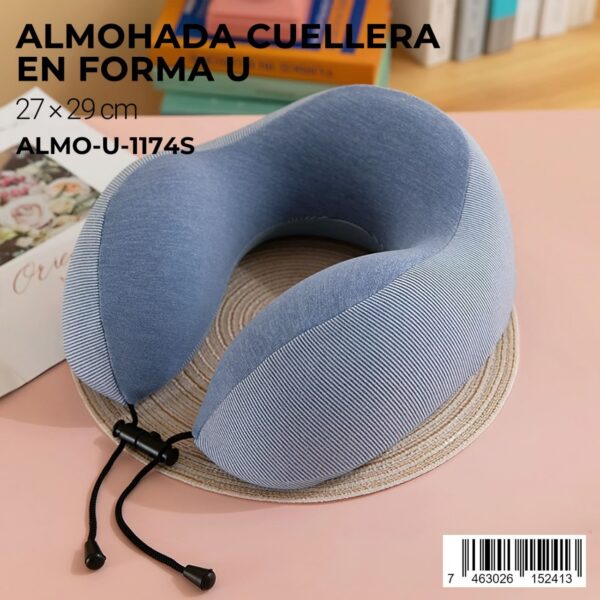 Almohada cuellera en forma de U - Imagen 3