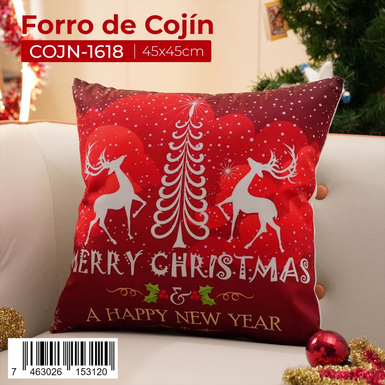 Forro de cojín de navidad