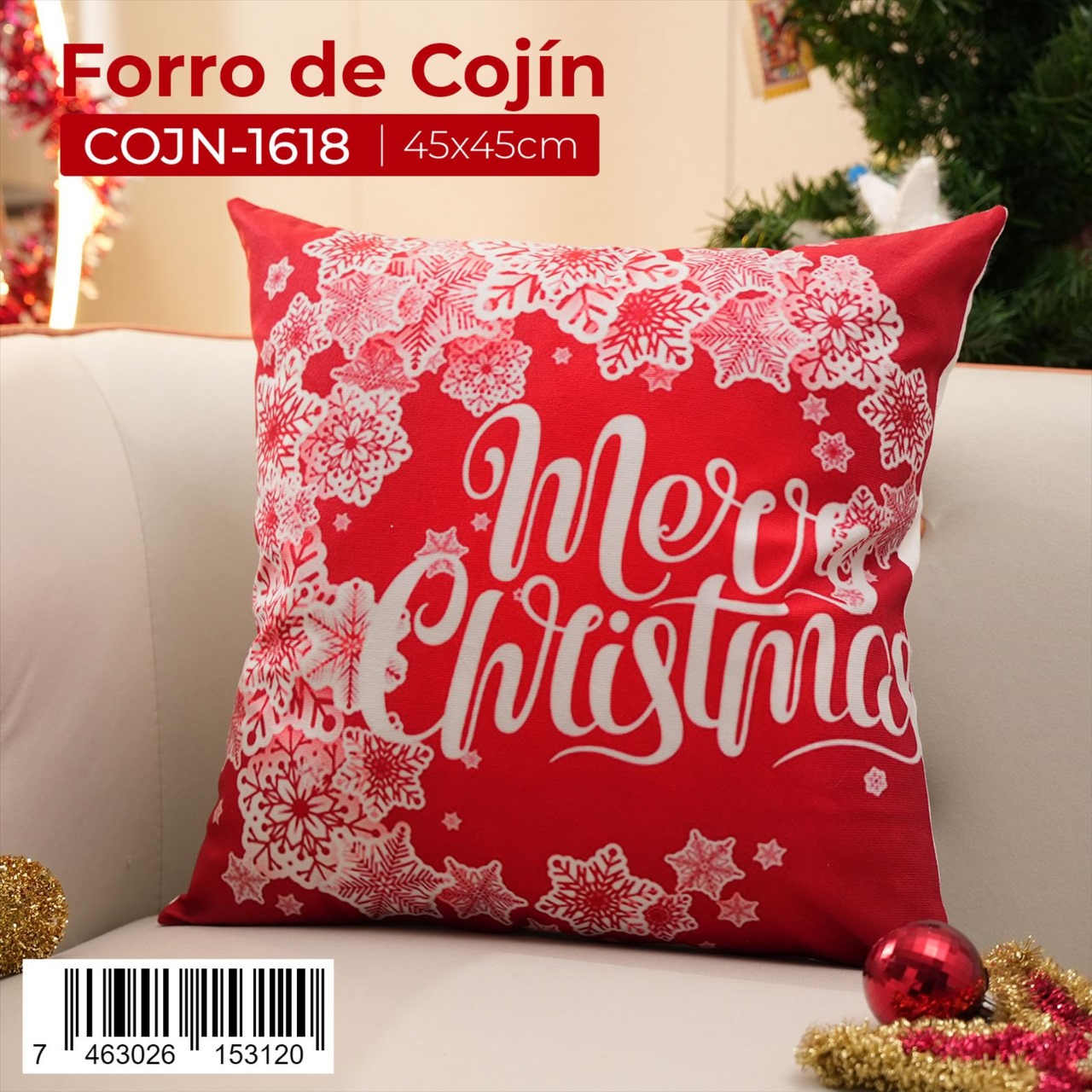 Forro de cojín de navidad - Imagen 3