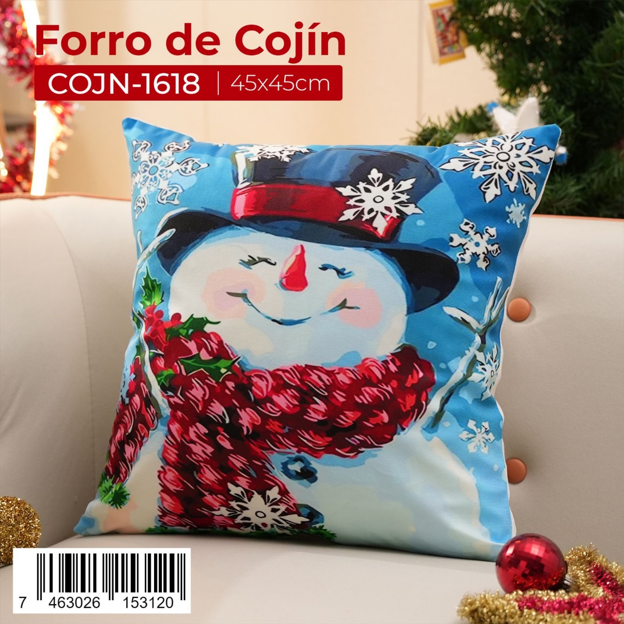 Forro de cojín de navidad - Imagen 2