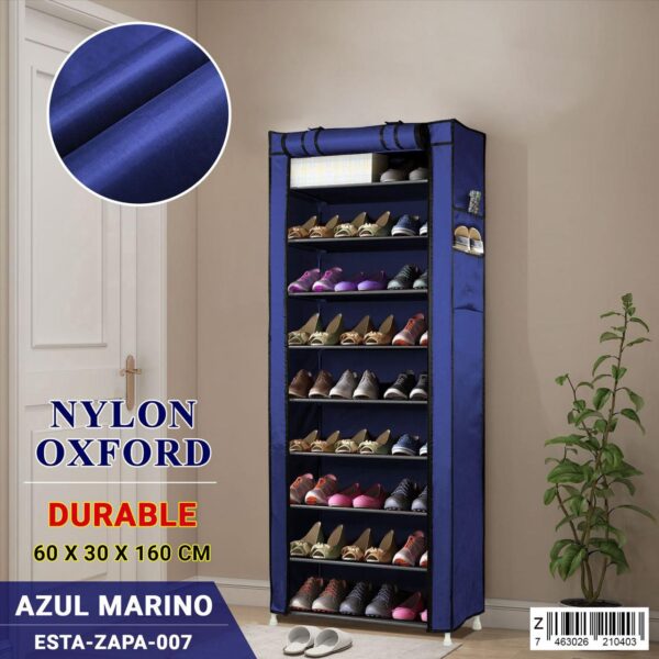 Zapatera de tela con 9 niveles - Imagen 3