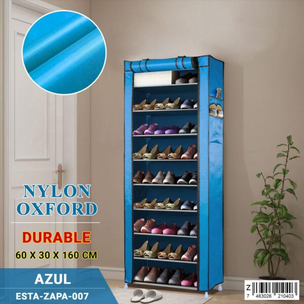Zapatera de tela con 9 niveles - Imagen 2