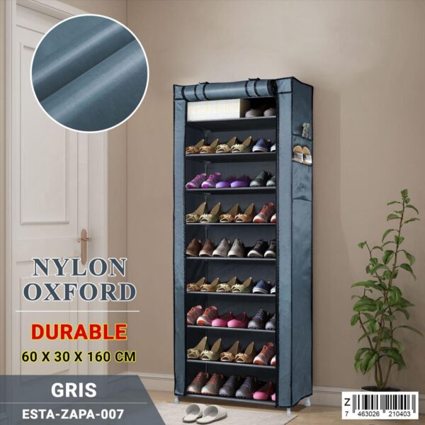 Zapatera de tela con 9 niveles - Imagen 5