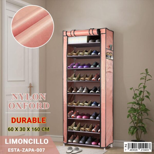 Zapatera de tela con 9 niveles - Imagen 6