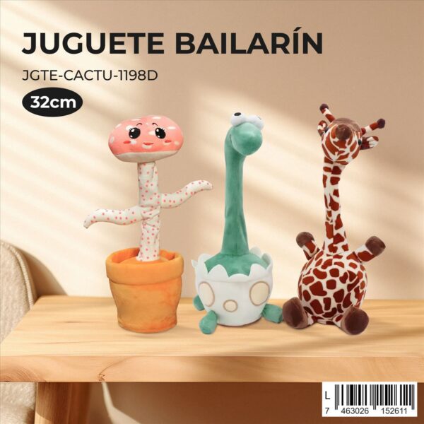Juguete bailarín interactivo
