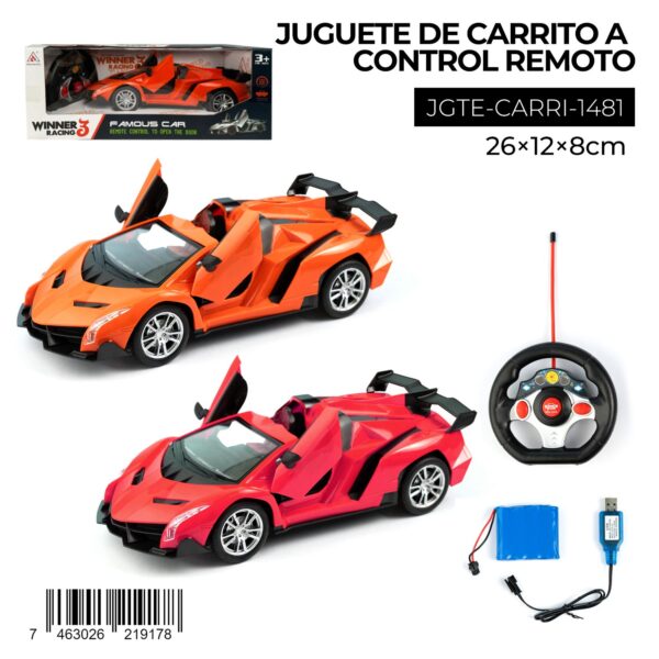 Carro deportivo a control remoto