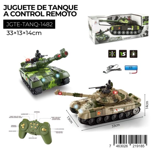 Tanque a control remoto