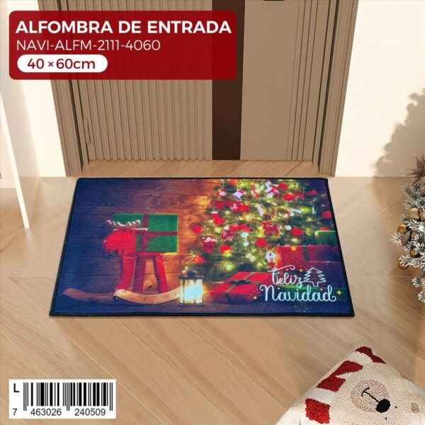 Alfombra de entrada navideña - Imagen 5