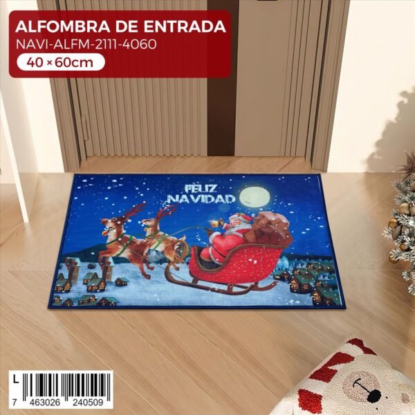 Alfombra de entrada navideña - Imagen 3
