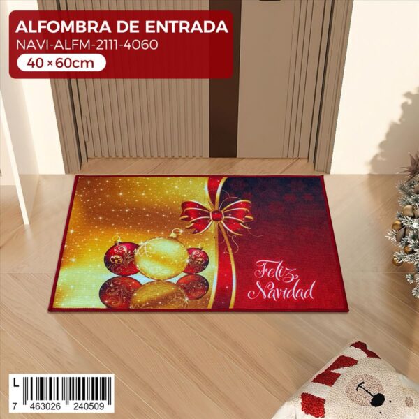Alfombra de entrada navideña - Imagen 4