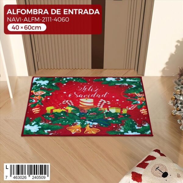 Alfombra de entrada navideña - Imagen 8
