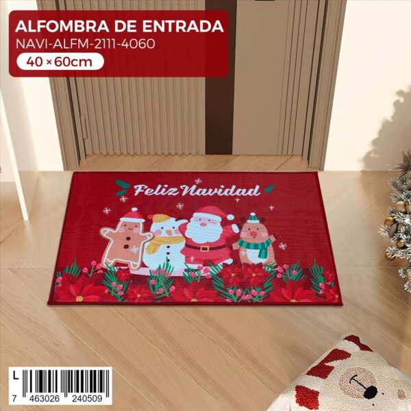 Alfombra de entrada navideña - Imagen 9