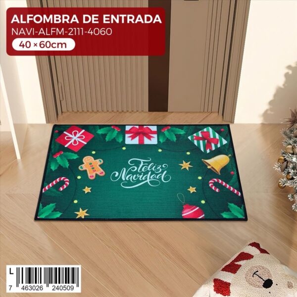 Alfombra de entrada navideña - Imagen 2