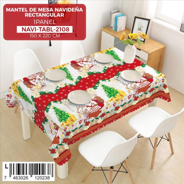 Mantel de mesa navideño