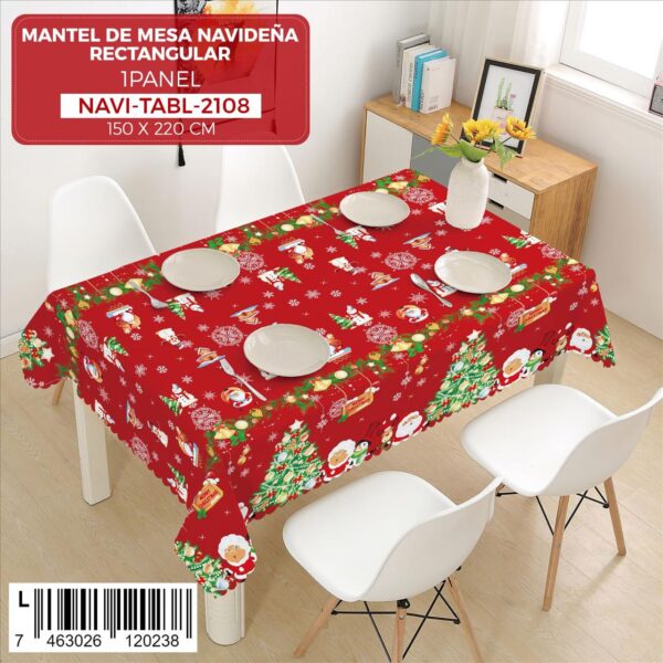 Mantel de mesa navideño - Imagen 2
