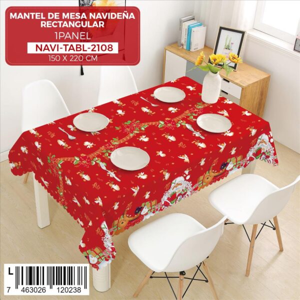 Mantel de mesa navideño - Imagen 7