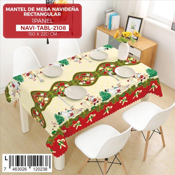 Mantel de mesa navideño - Imagen 12